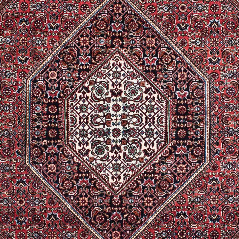 Tapis persan - Bidjar - 202 x 150 cm - rouge clair