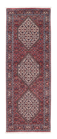 Tapis de couloir Tapis persan - Bidjar - 210 x 74 cm - rouge