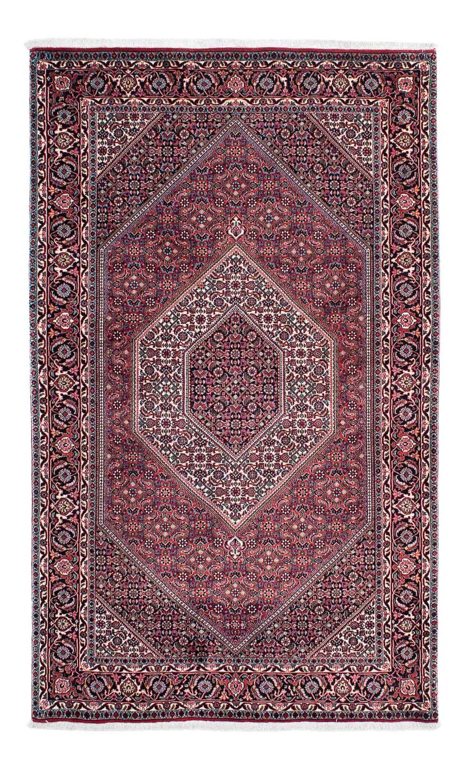 Tapis persan - Bidjar - 205 x 128 cm - rouge clair