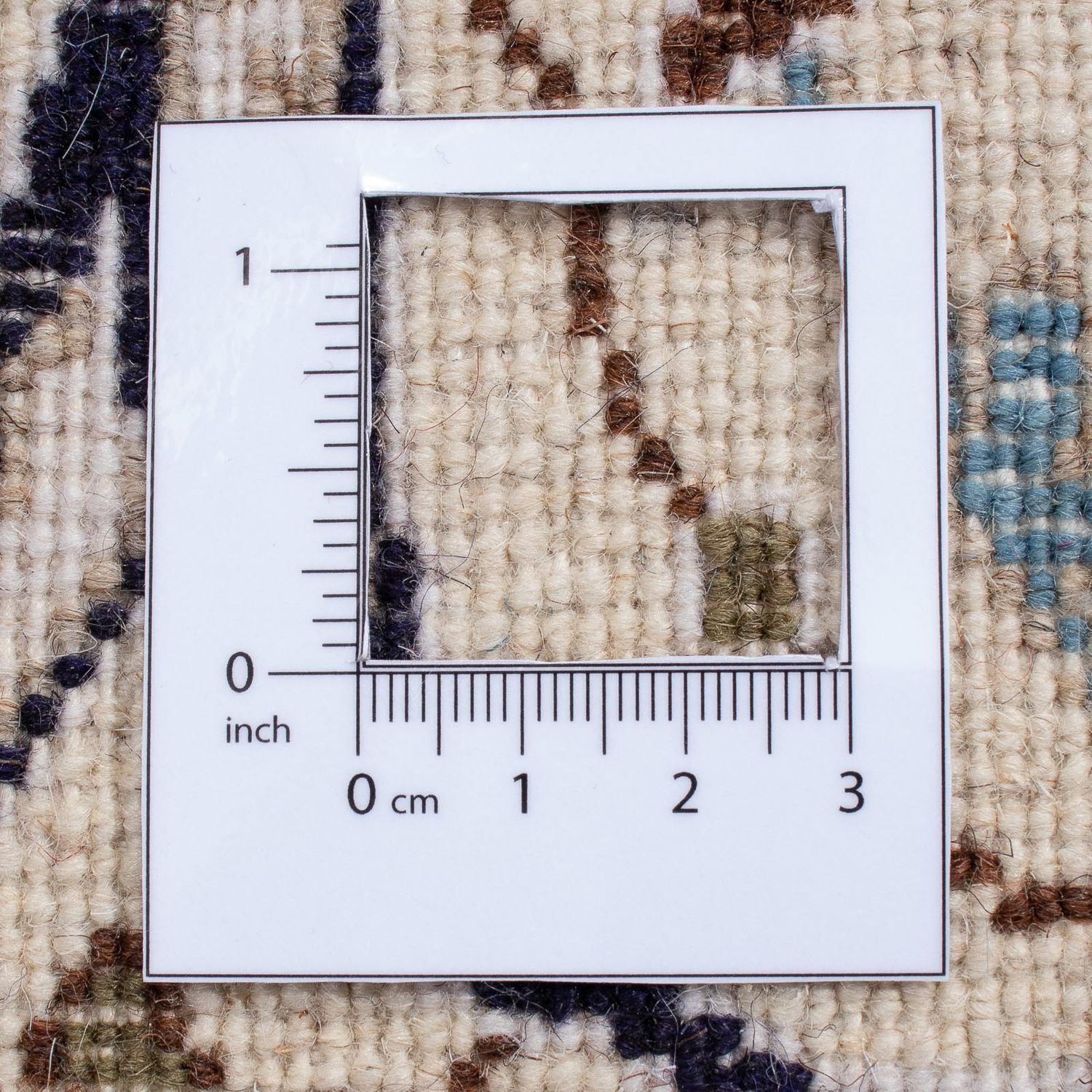 Tapis persan - Nain carré  - 205 x 193 cm - bleu
