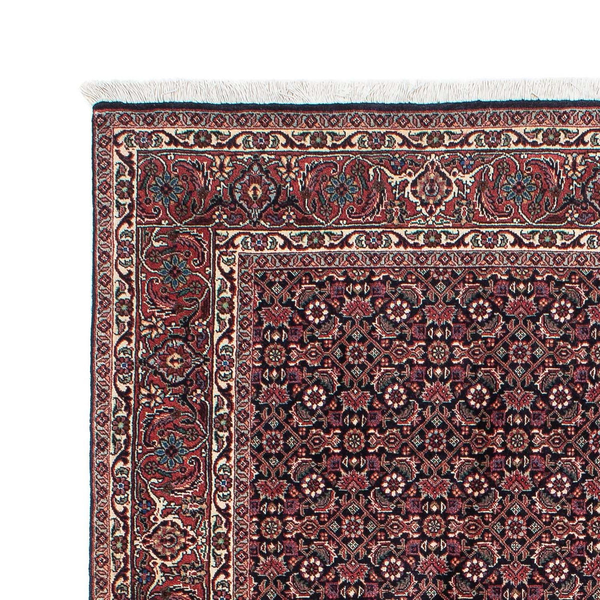 Tapis persan - Bidjar - 182 x 108 cm - bleu foncé