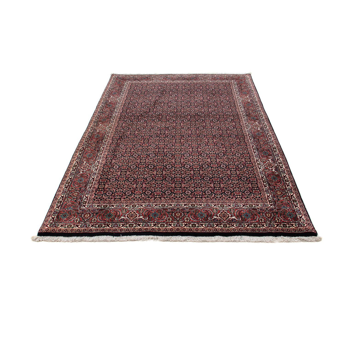 Tapis persan - Bidjar - 182 x 108 cm - bleu foncé