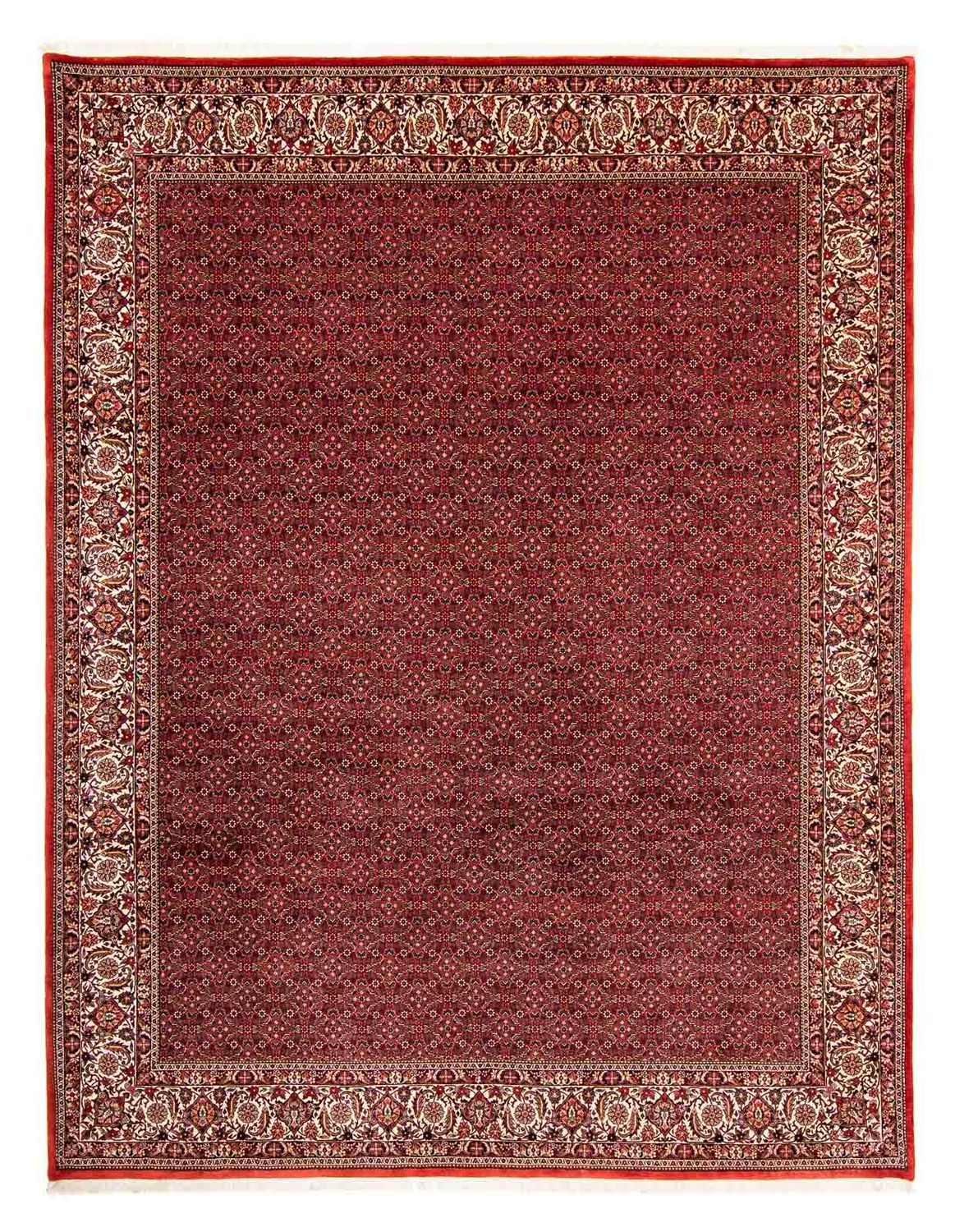 Tapis persan - Bidjar - 400 x 308 cm - rouge foncé