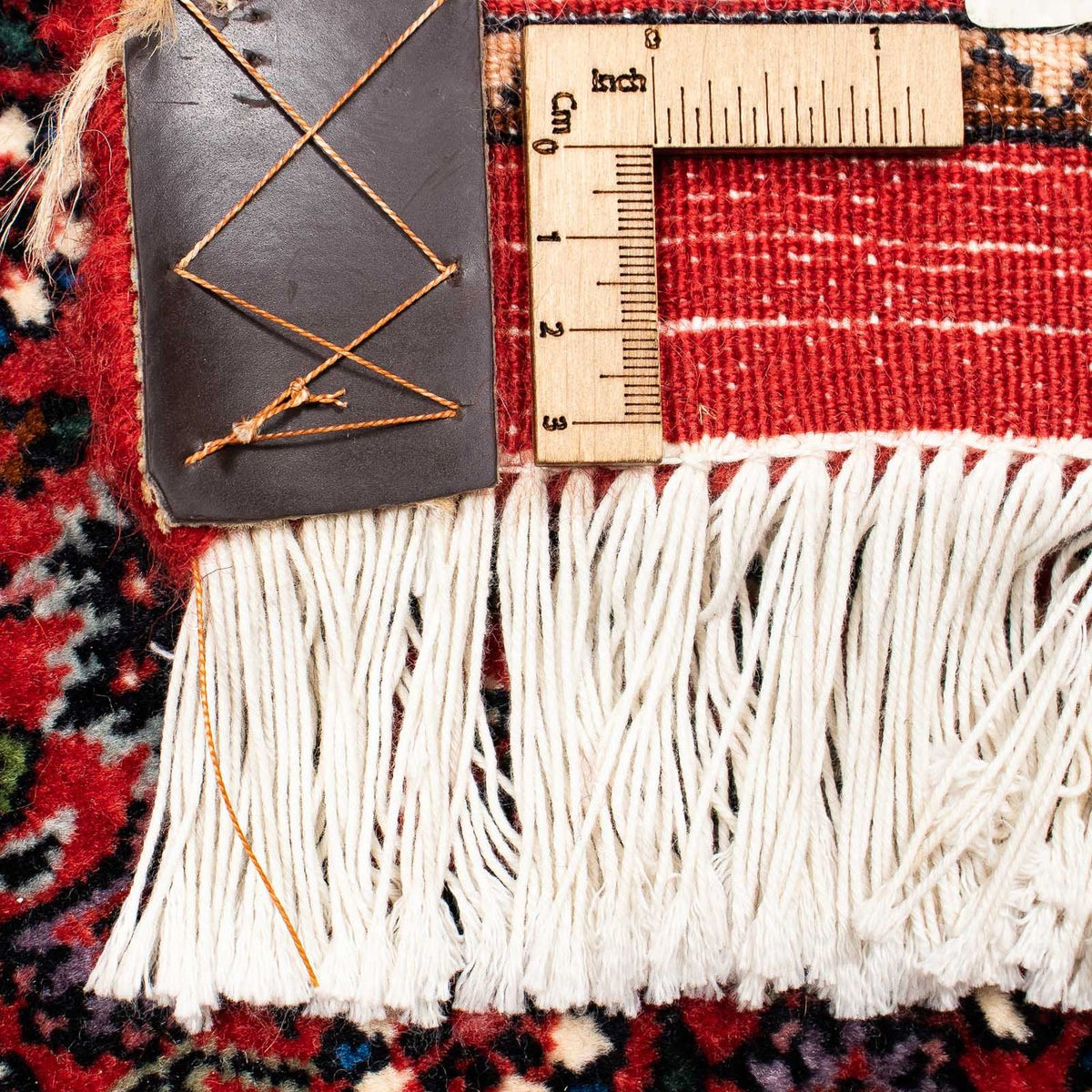 Tapis persan - Bidjar - 400 x 308 cm - rouge foncé