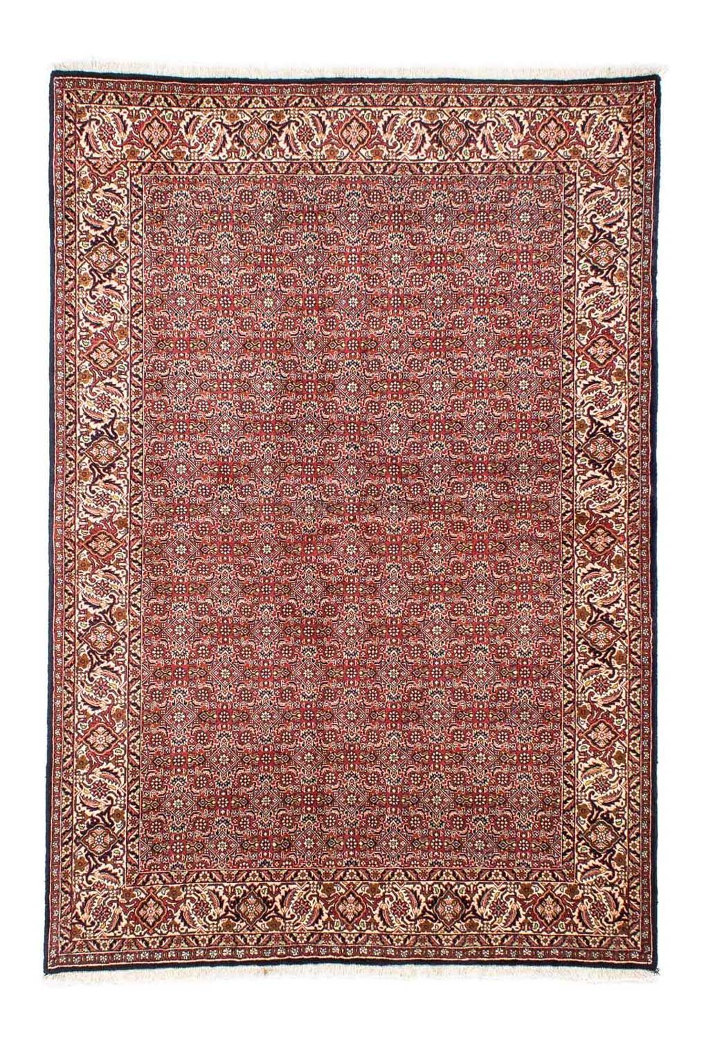 Tapis persan - Bidjar - 245 x 170 cm - rouge clair