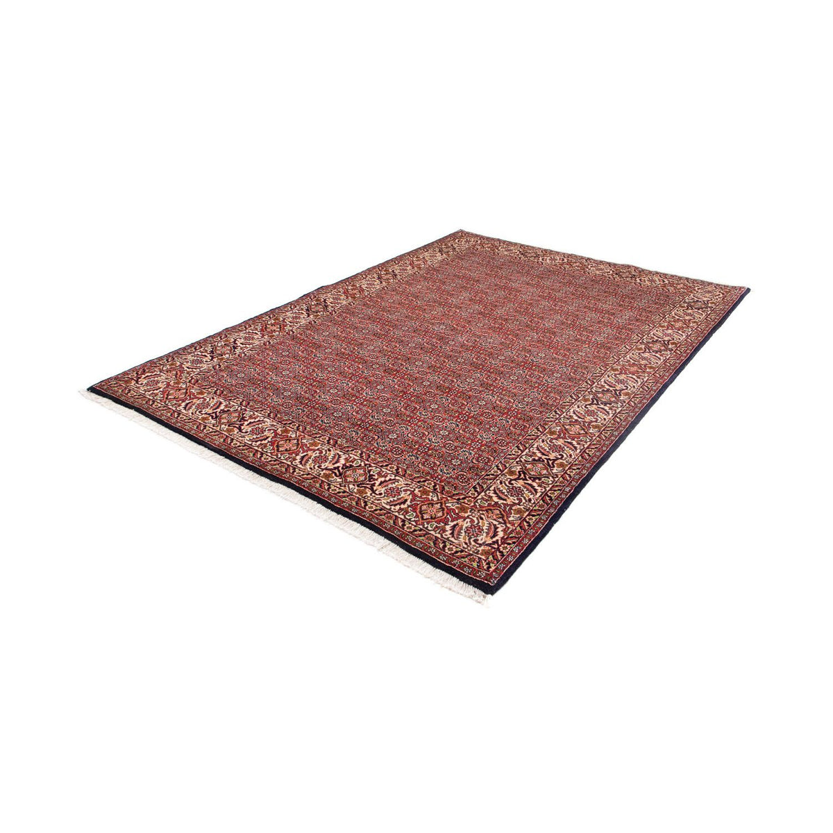 Tapis persan - Bidjar - 245 x 170 cm - rouge clair