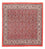 Tapis persan - Bidjar carré  - 105 x 101 cm - rouge