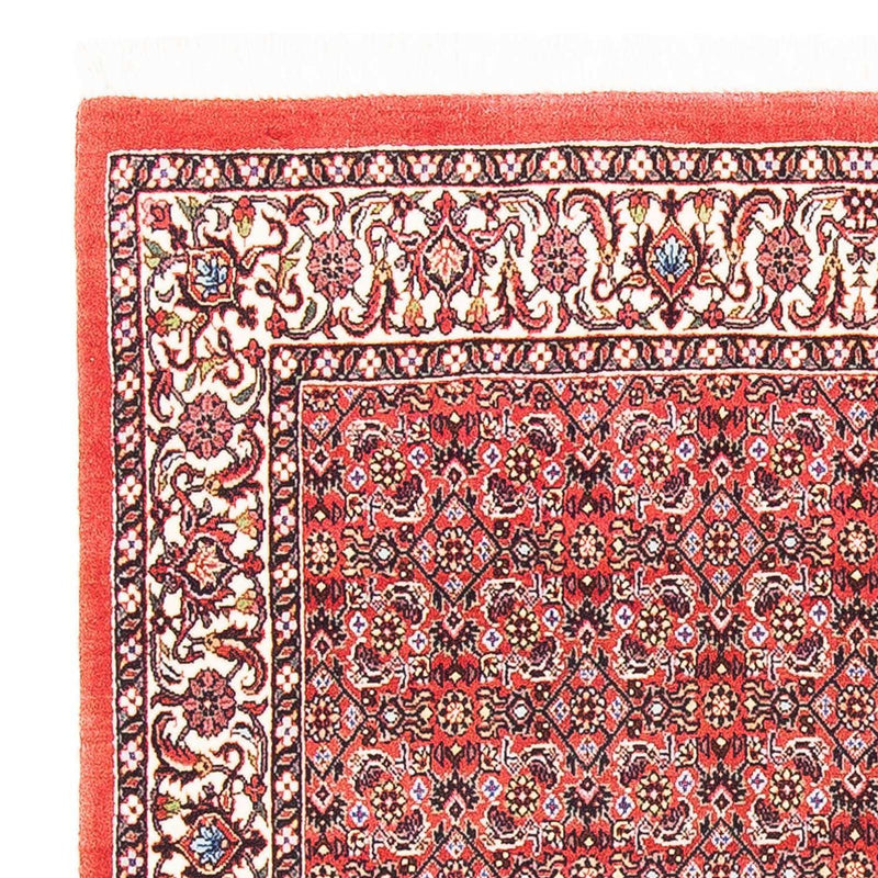 Tapis persan - Bidjar carré  - 105 x 101 cm - rouge