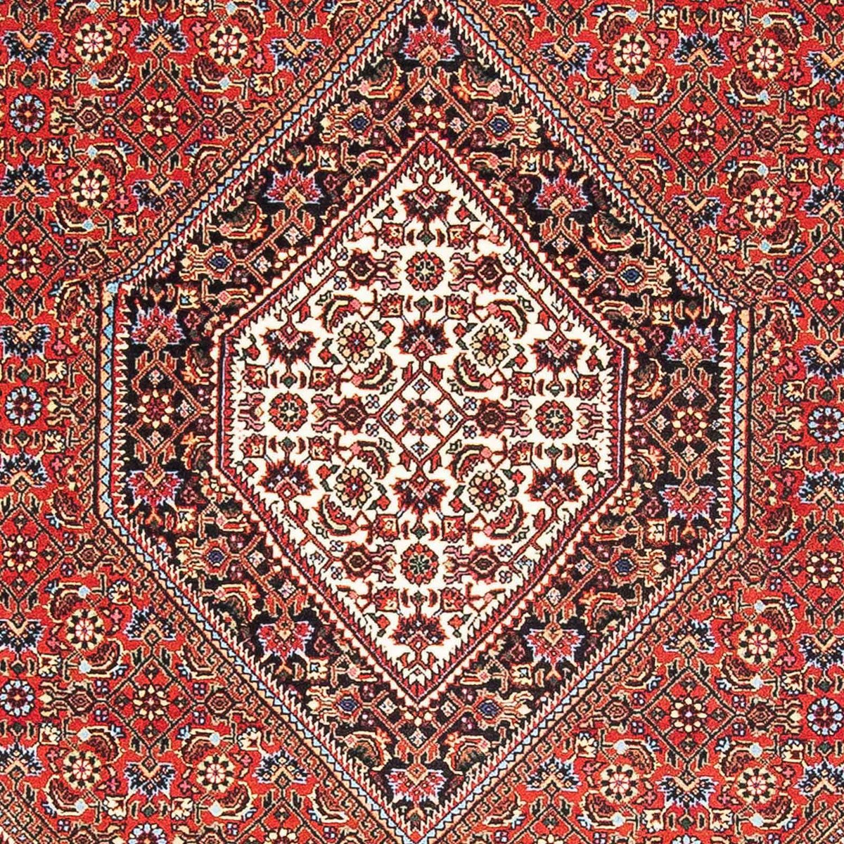 Tapis persan - Bidjar - 174 x 112 cm - rouge clair