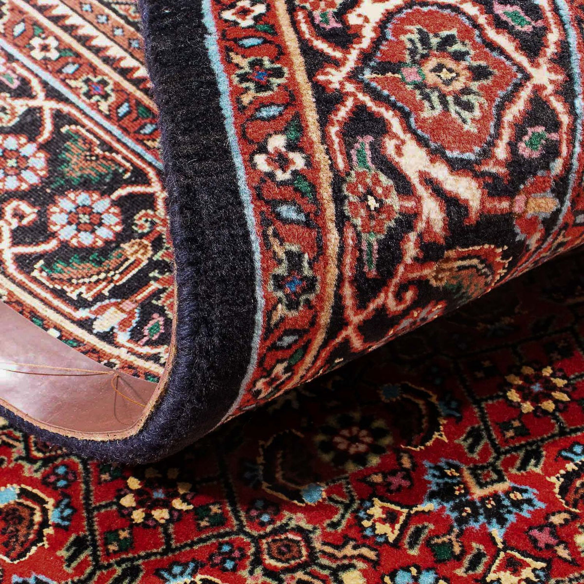 Tapis persan - Bidjar - 174 x 112 cm - rouge clair