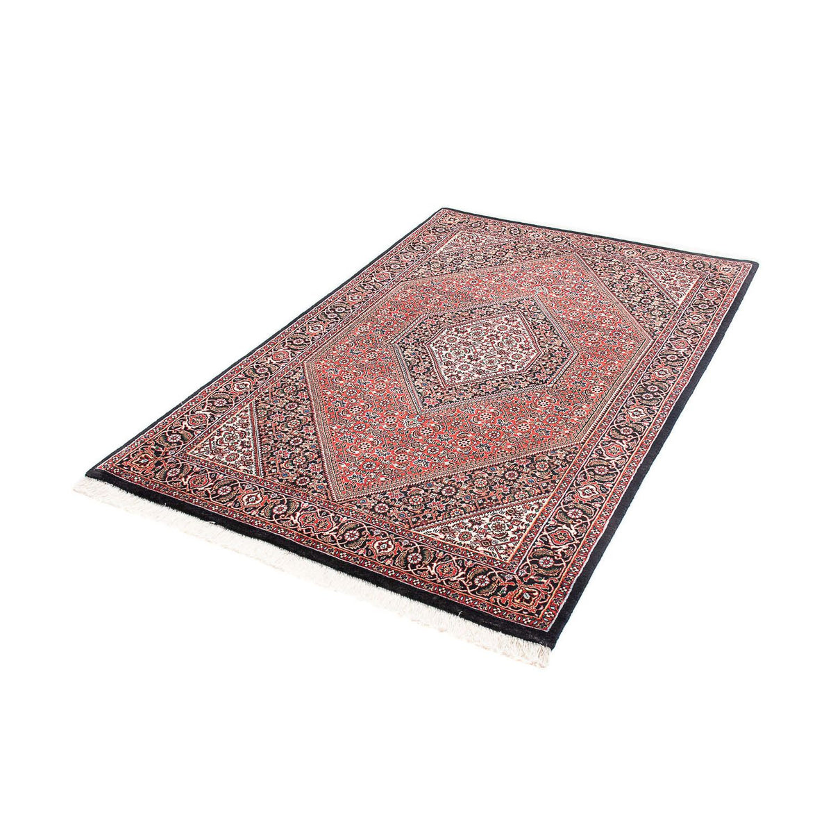 Tapis persan - Bidjar - 174 x 112 cm - rouge clair