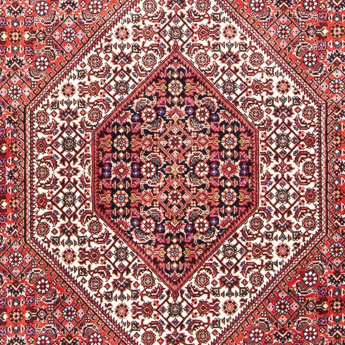Tapis persan - Bidjar - 180 x 111 cm - rouge clair