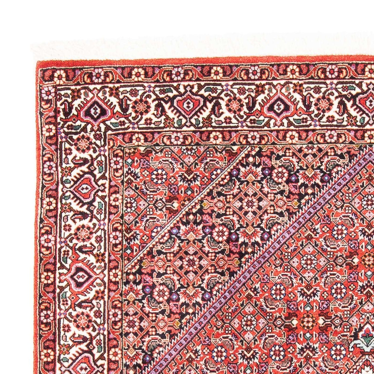Tapis persan - Bidjar - 180 x 111 cm - rouge clair
