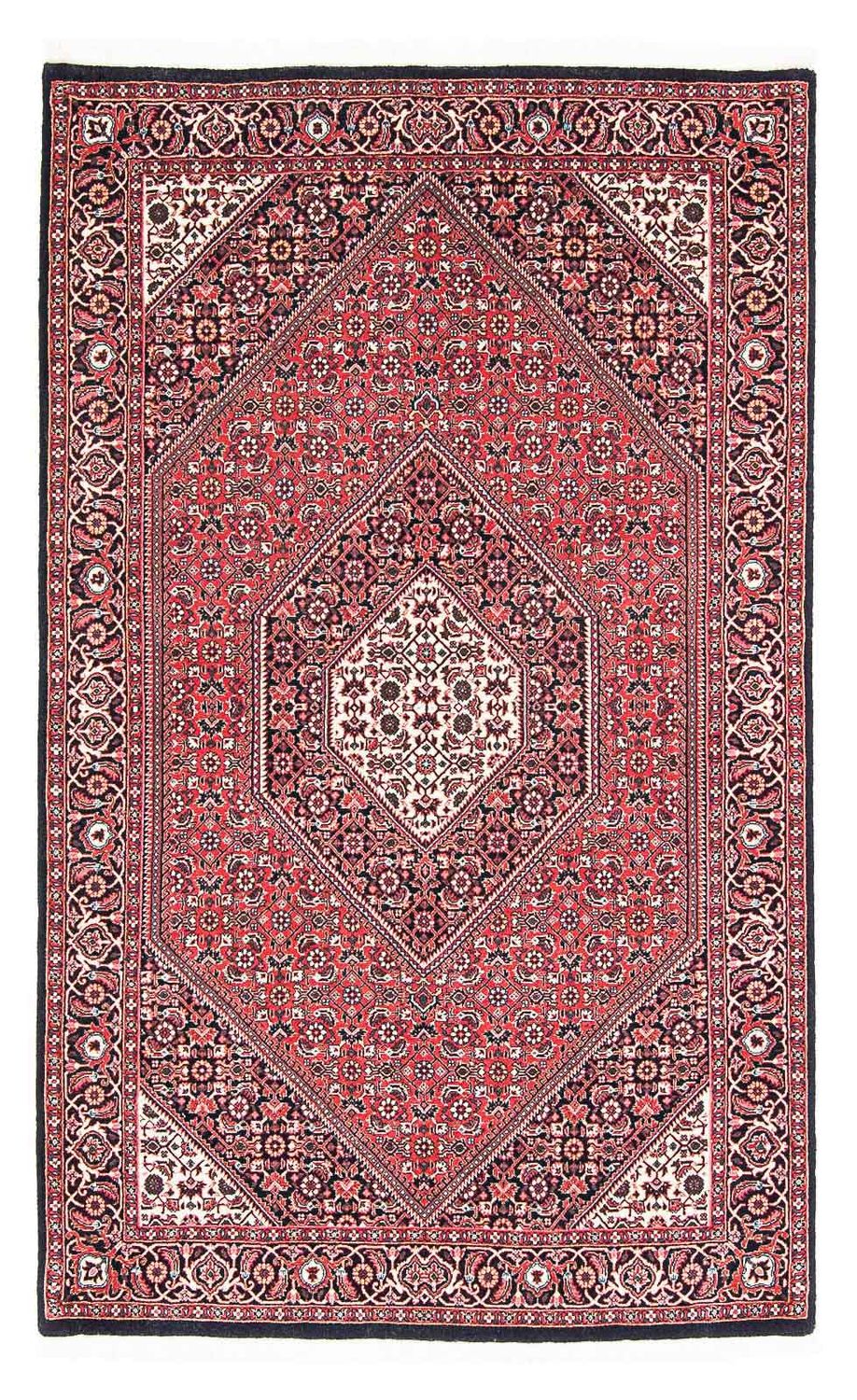 Tapis persan - Bidjar - 185 x 111 cm - rouge clair