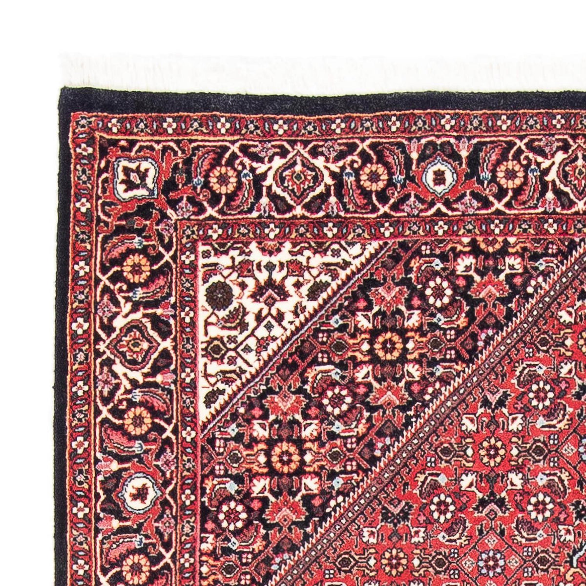 Tapis persan - Bidjar - 185 x 111 cm - rouge clair