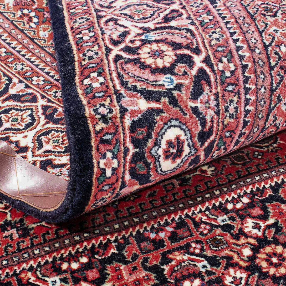 Tapis persan - Bidjar - 185 x 111 cm - rouge clair