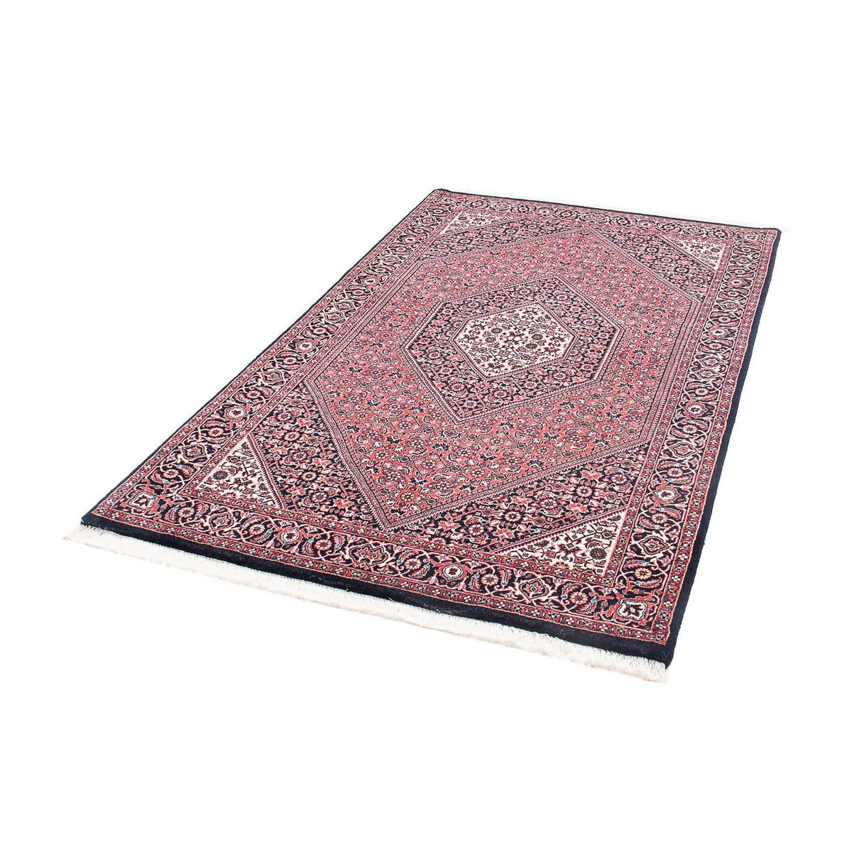 Tapis persan - Bidjar - 185 x 111 cm - rouge clair