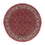 Tapis persan - Bidjar ronde  - 150 x 150 cm - rouge foncé