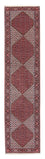 Tapis de couloir Tapis persan - Bidjar - 403 x 86 cm - rouge foncé
