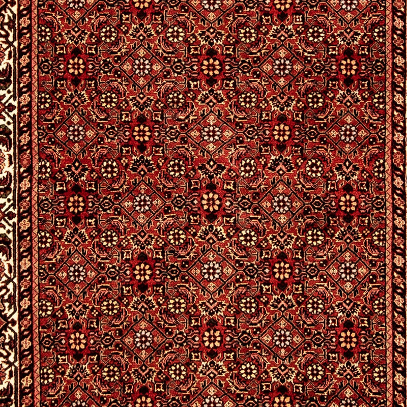 Tapis de couloir Tapis persan - Bidjar - 292 x 78 cm - rouge foncé