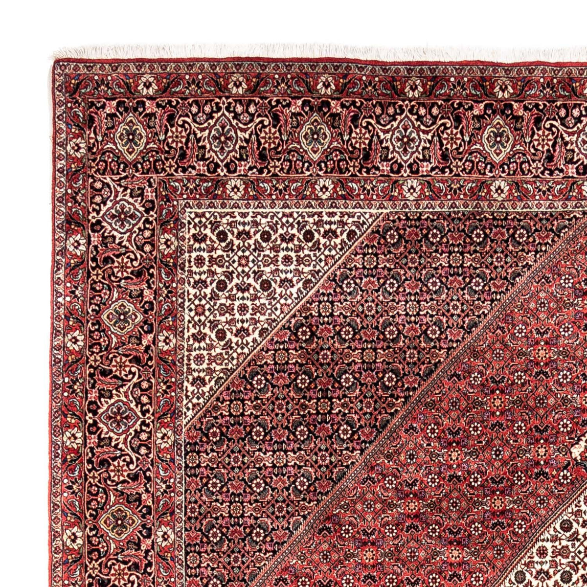 Tapis persan - Bidjar - 350 x 252 cm - rouge