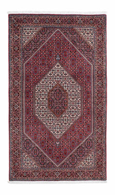 Tapis persan - Bidjar - 198 x 132 cm - rouge clair