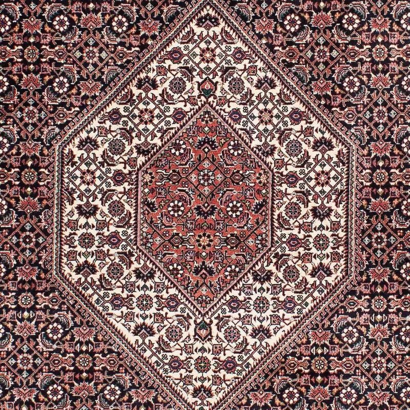 Tapis persan - Bidjar - 211 x 130 cm - bleu foncé