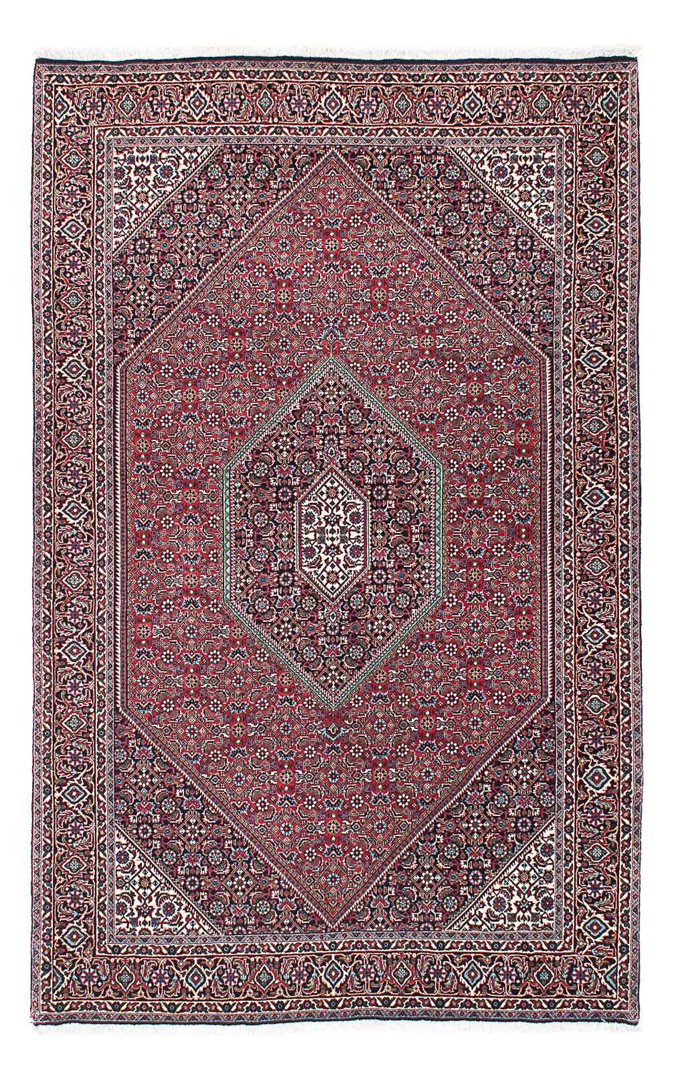 Tapis persan - Bidjar - 212 x 133 cm - bleu foncé