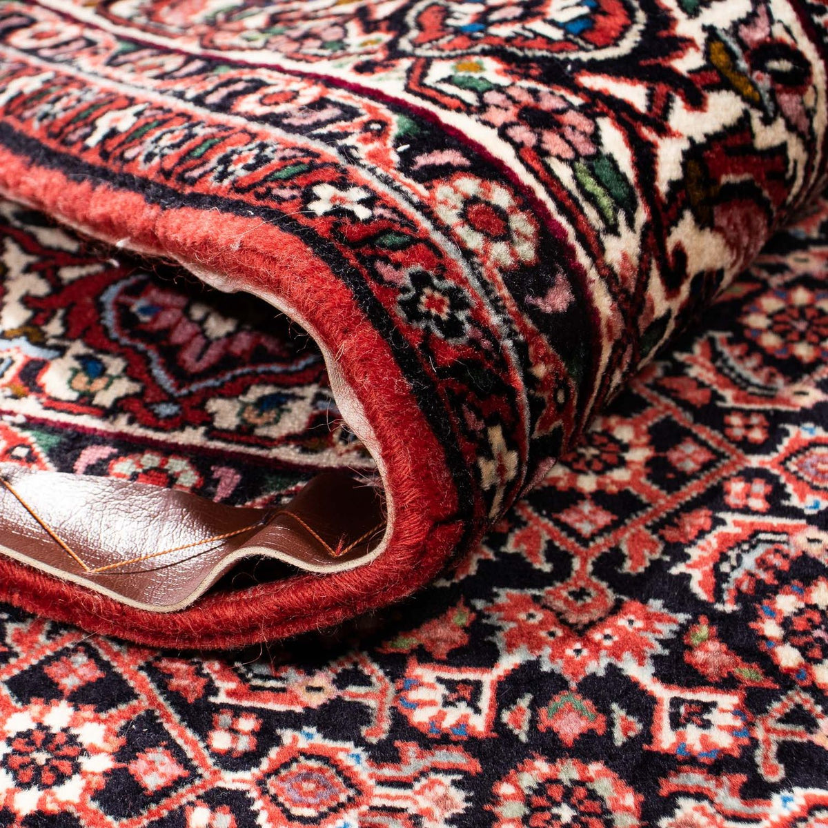 Tapis persan - Bidjar - 242 x 171 cm - rouge clair