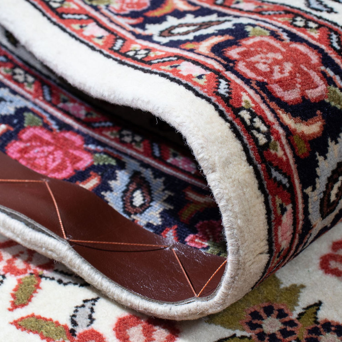 Tapis de couloir Tapis persan - Bidjar - 312 x 59 cm - beige