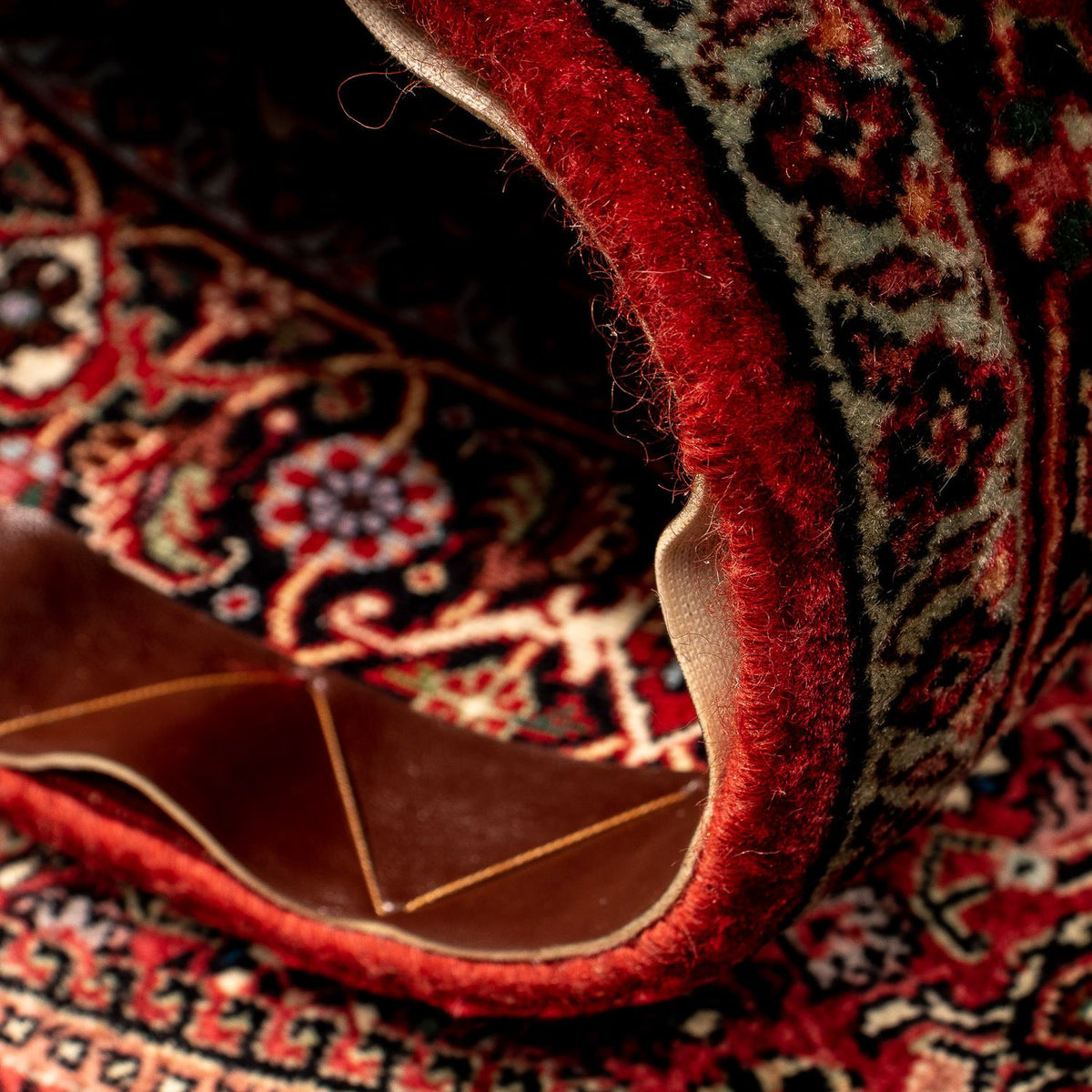 Tapis de couloir Tapis persan - Bidjar - 281 x 80 cm - multicolore