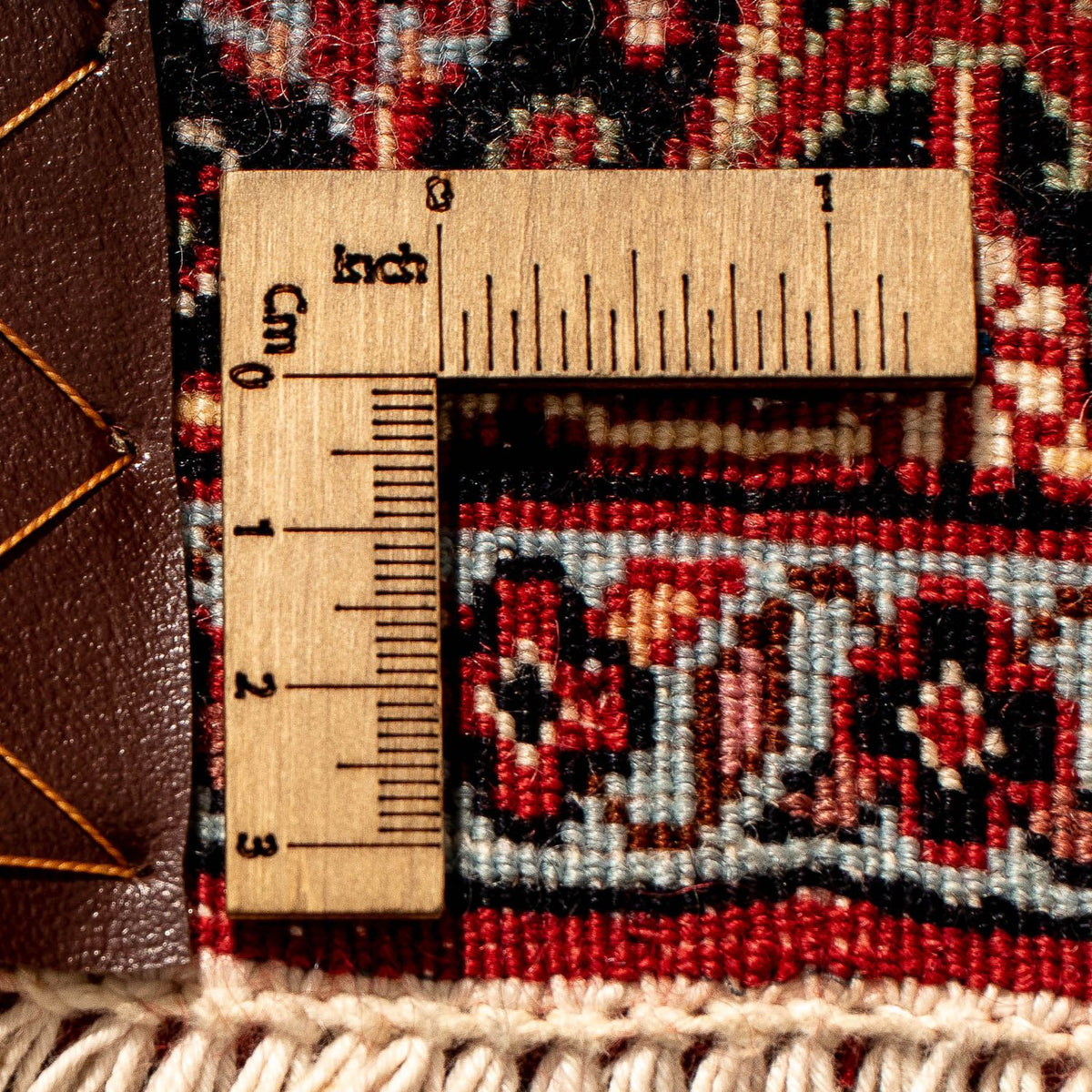 Tapis de couloir Tapis persan - Bidjar - 281 x 80 cm - multicolore