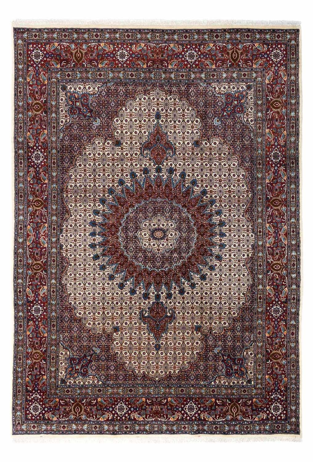 Tapis persan - Classique - 343 x 243 cm - rouge foncé