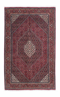 Tapis persan - Bidjar - 204 x 131 cm - rouge clair
