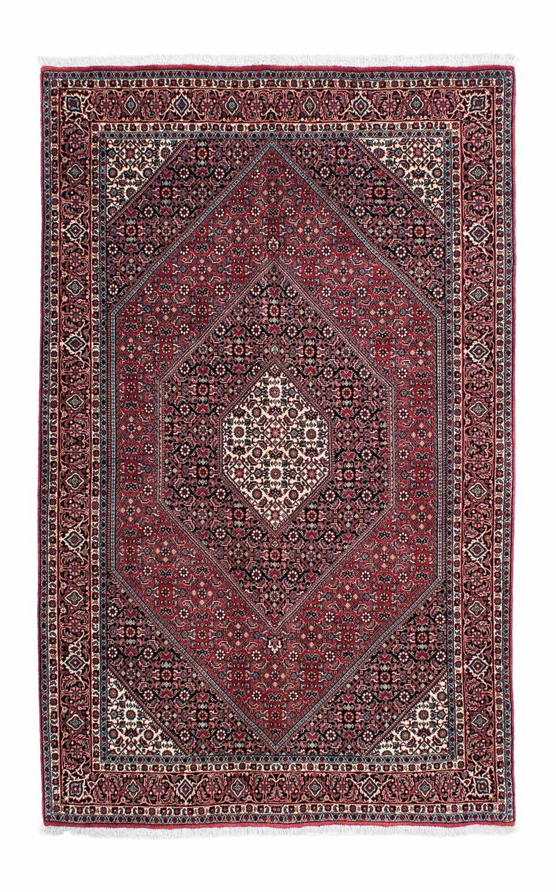 Tapis persan - Bidjar - 204 x 131 cm - rouge clair