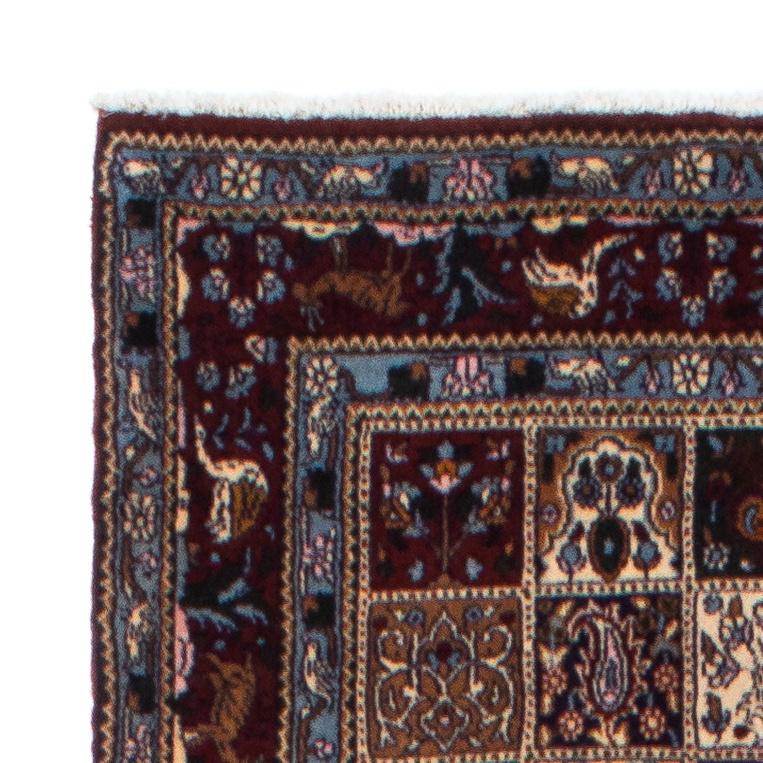 Tapis de couloir Tapis persan - Classique - 298 x 80 cm - rouge foncé
