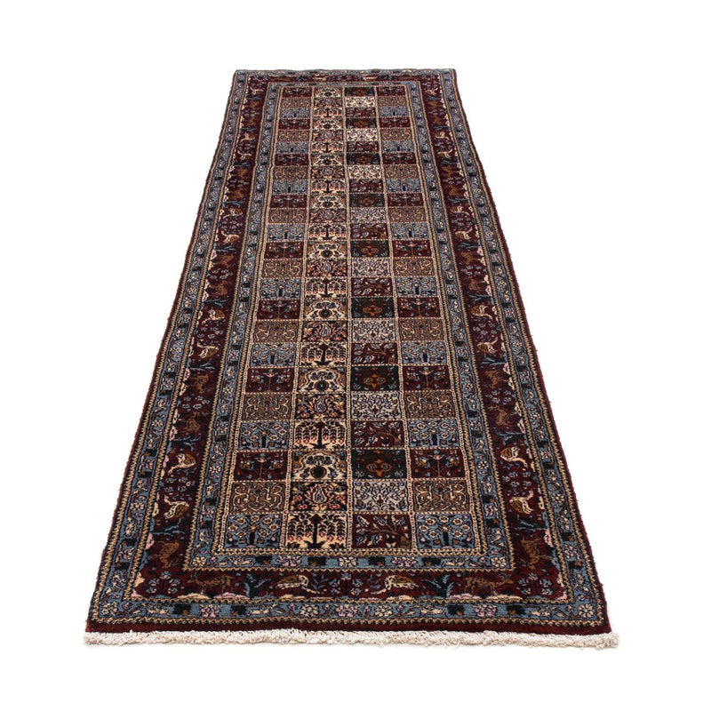 Tapis de couloir Tapis persan - Classique - 298 x 80 cm - rouge foncé