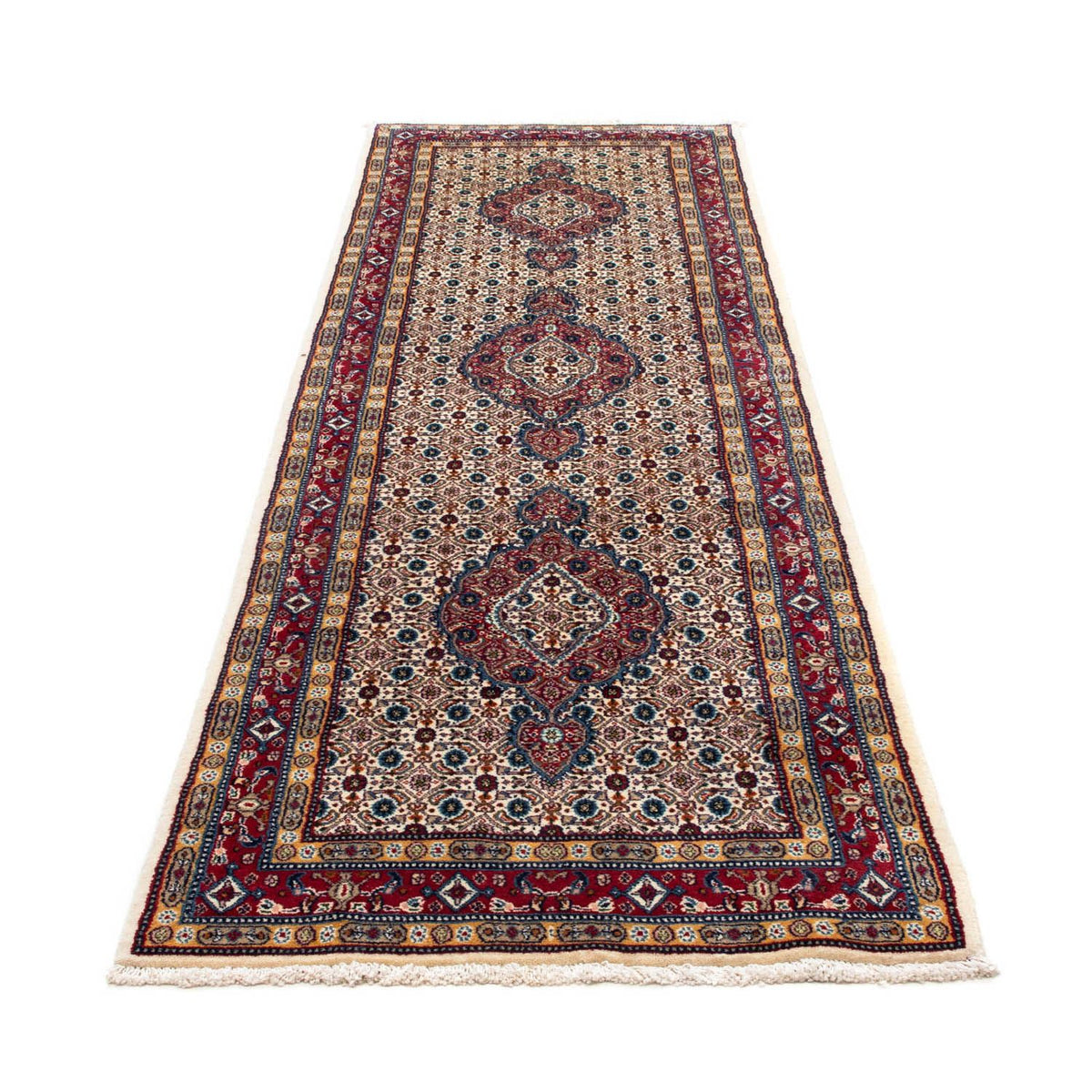 Tapis de couloir Tapis persan - Classique - 290 x 81 cm - beige