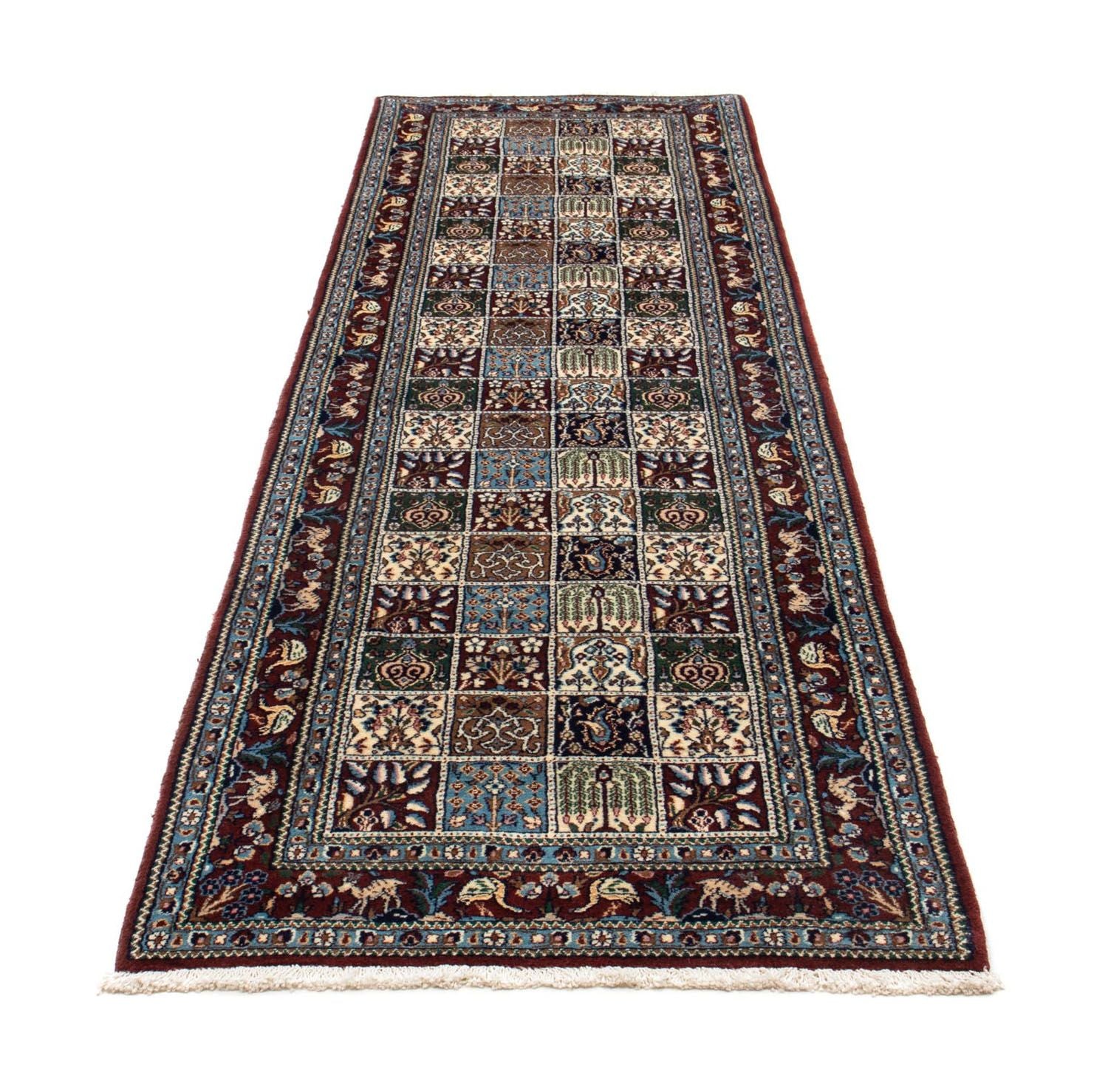 Tapis de couloir Tapis persan - Classique - 295 x 82 cm - rouge foncé