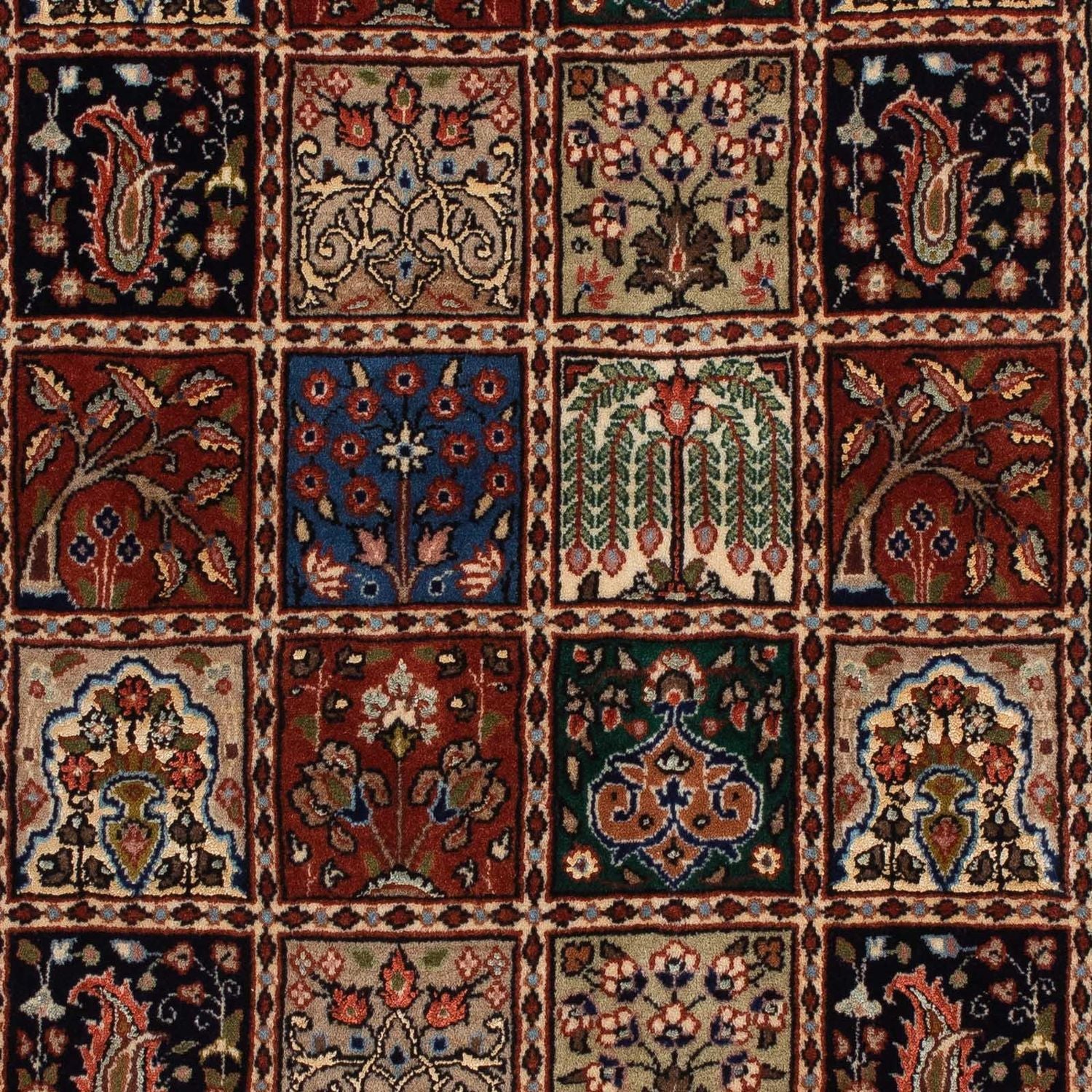 Tapis persan - Classique - 156 x 102 cm - rouge foncé