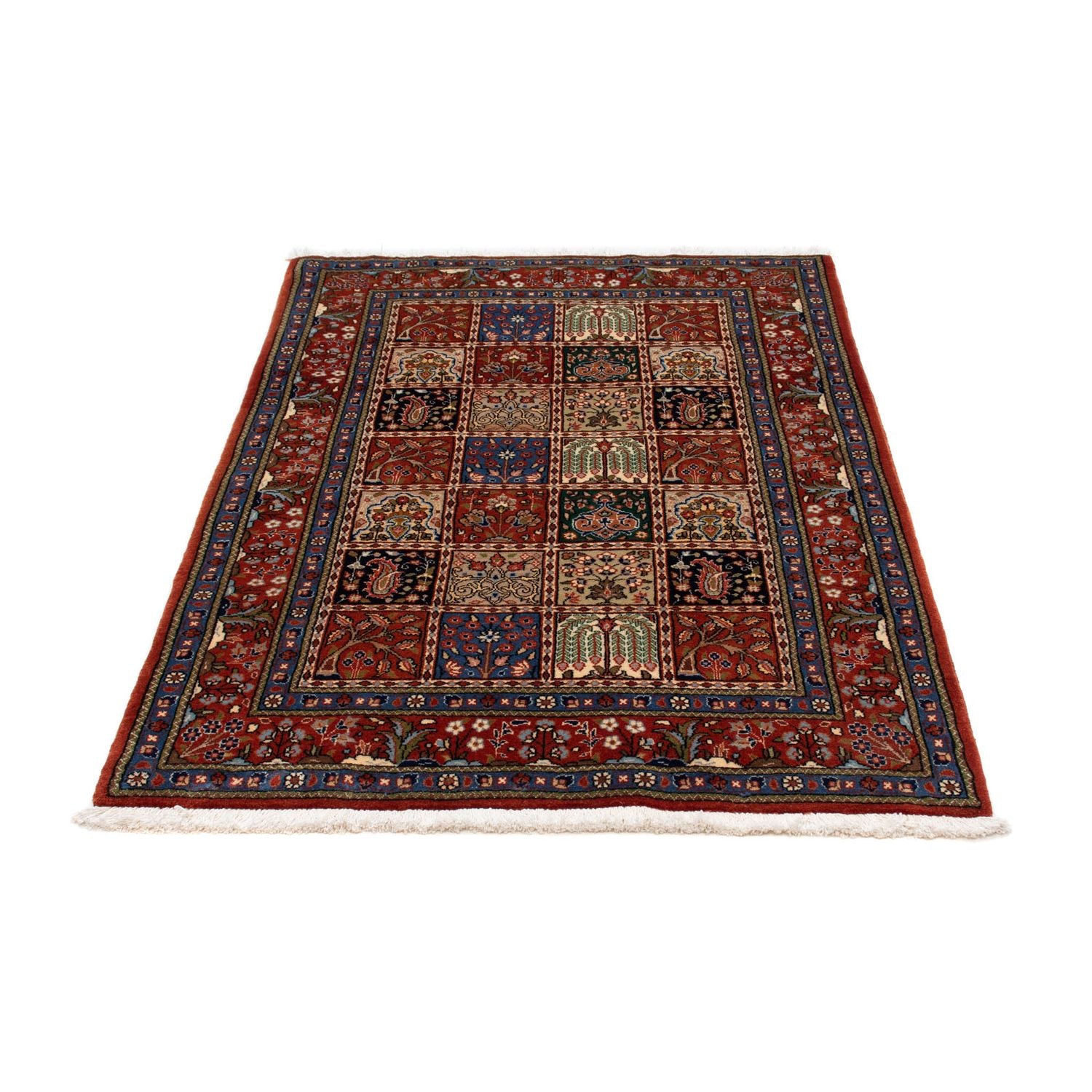 Tapis persan - Classique - 156 x 102 cm - rouge foncé