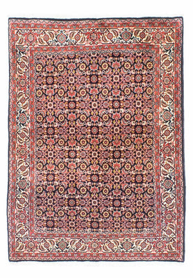 Tapis persan - Bidjar - 158 x 110 cm - bleu foncé