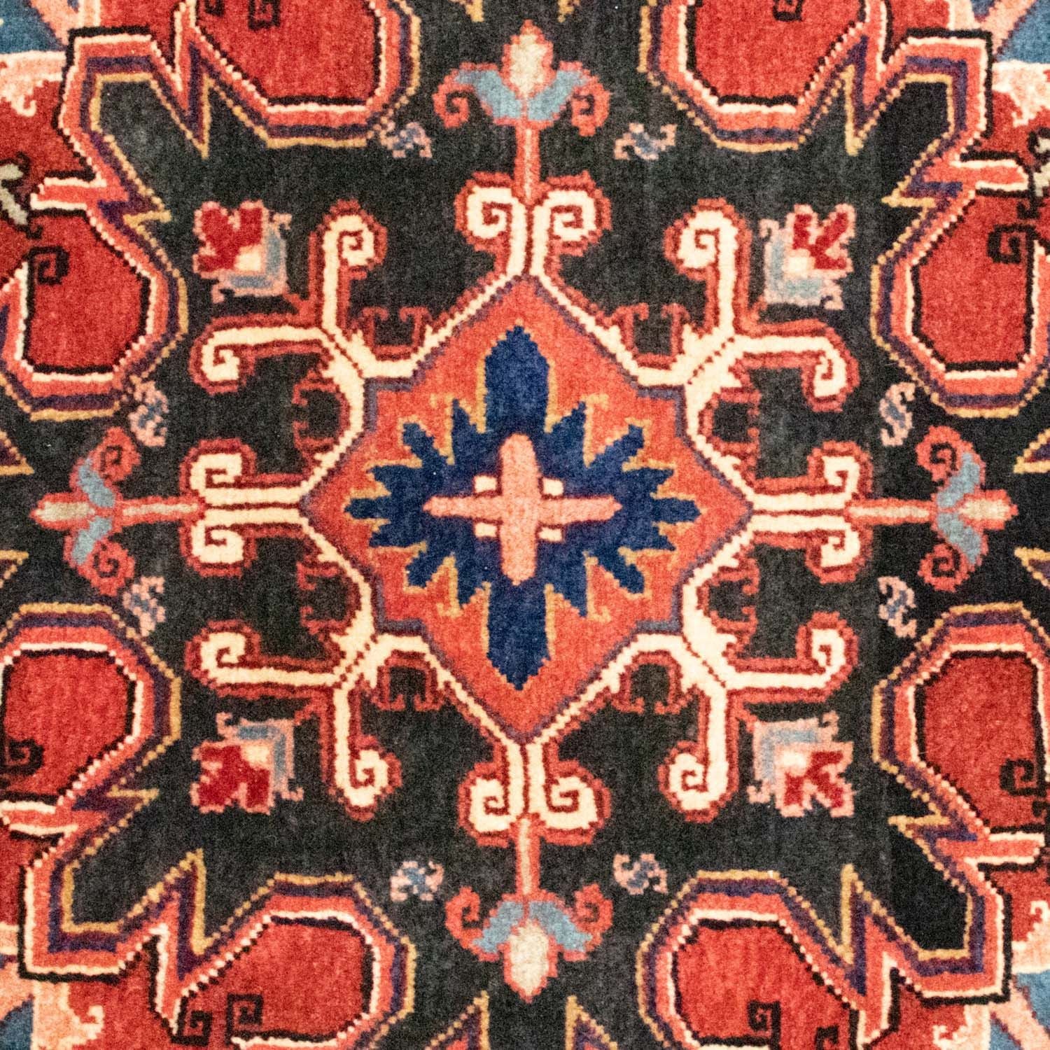 Tapis persan - Nomadic - 195 x 140 cm - rouge