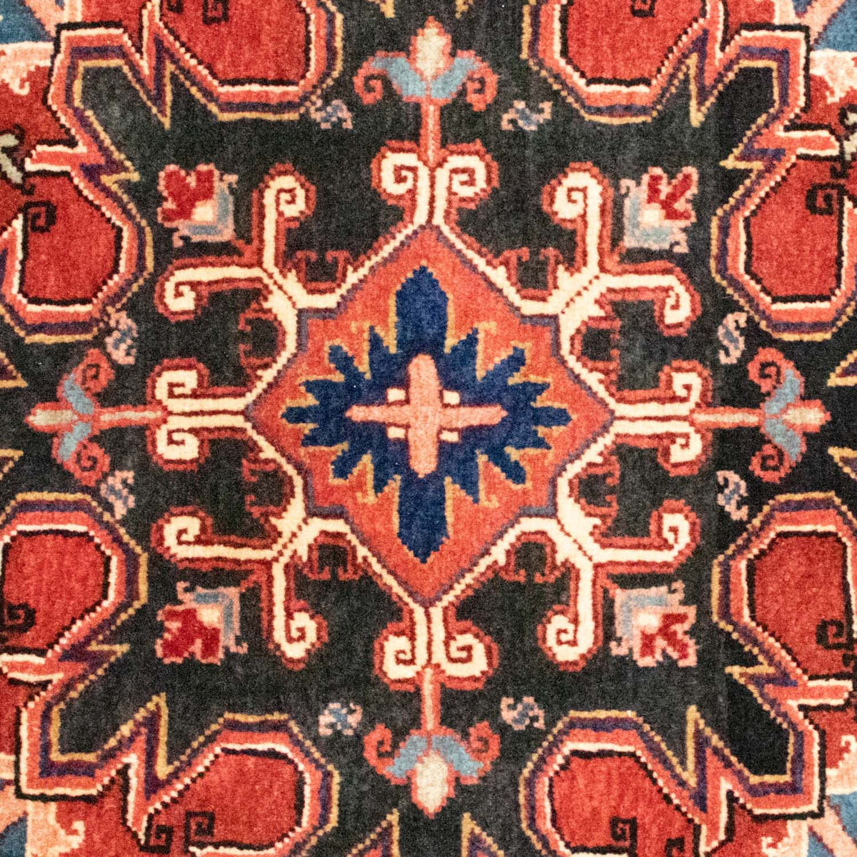 Tapis persan - Nomadic - 195 x 140 cm - rouge