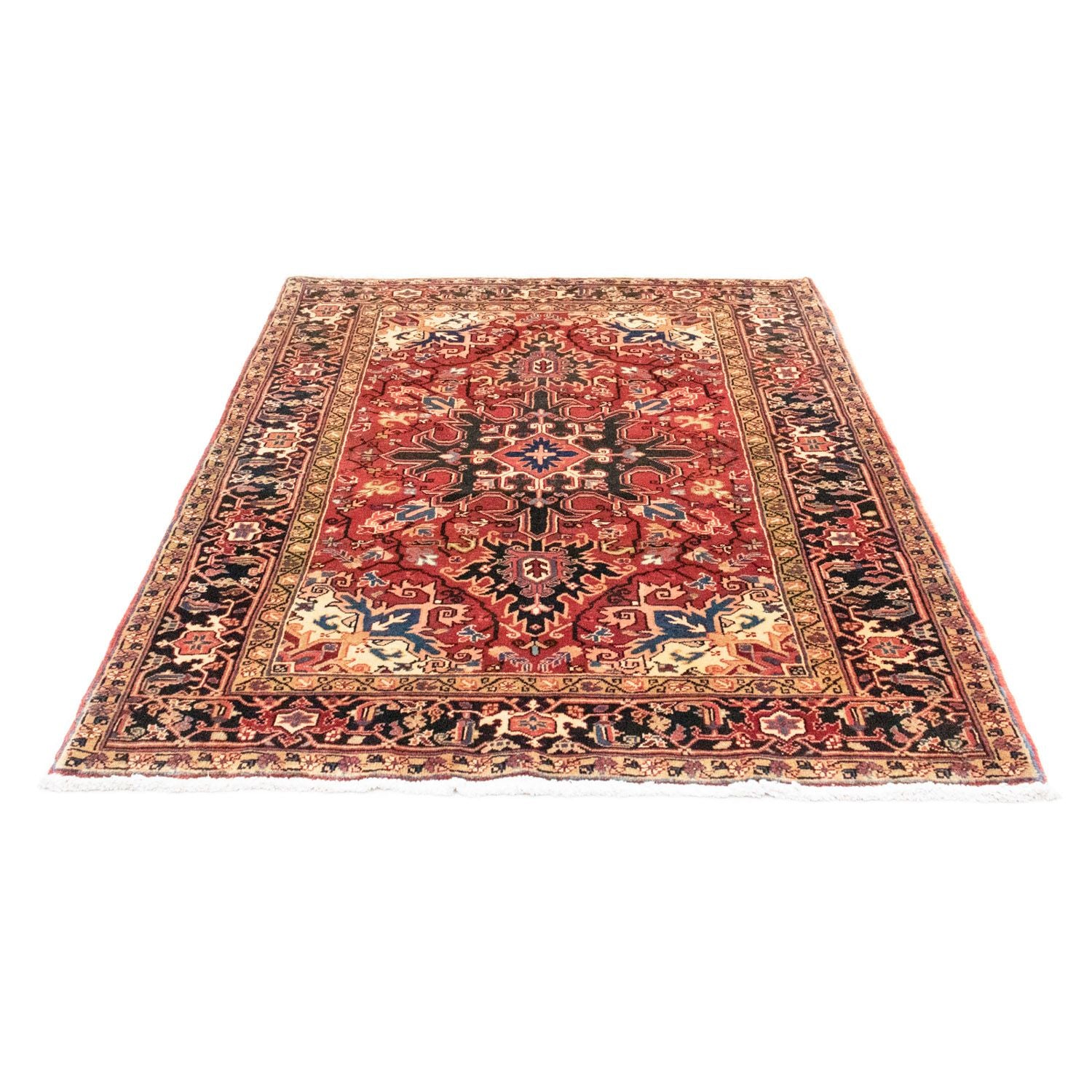 Tapis persan - Nomadic - 195 x 140 cm - rouge