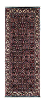 Tapis de couloir Tapis persan - Bidjar - 194 x 72 cm - bleu foncé
