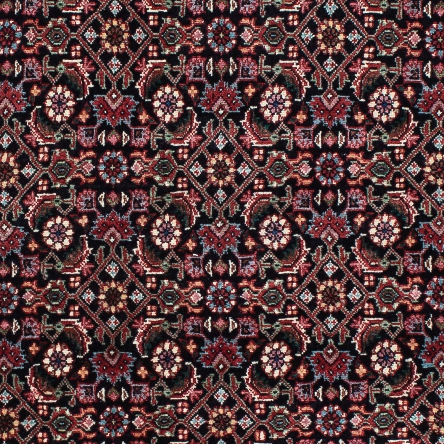 Tapis de couloir Tapis persan - Bidjar - 194 x 72 cm - bleu foncé
