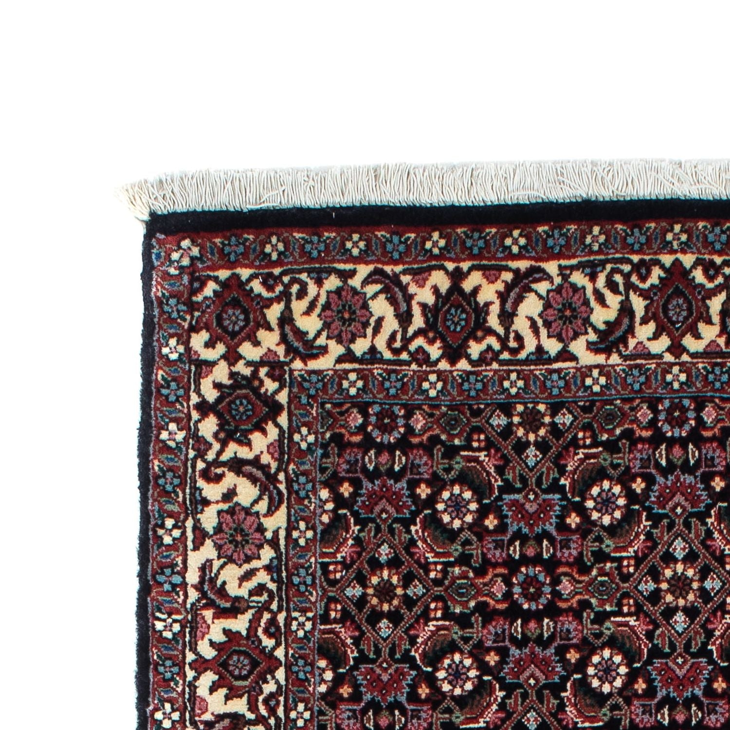 Tapis de couloir Tapis persan - Bidjar - 194 x 72 cm - bleu foncé