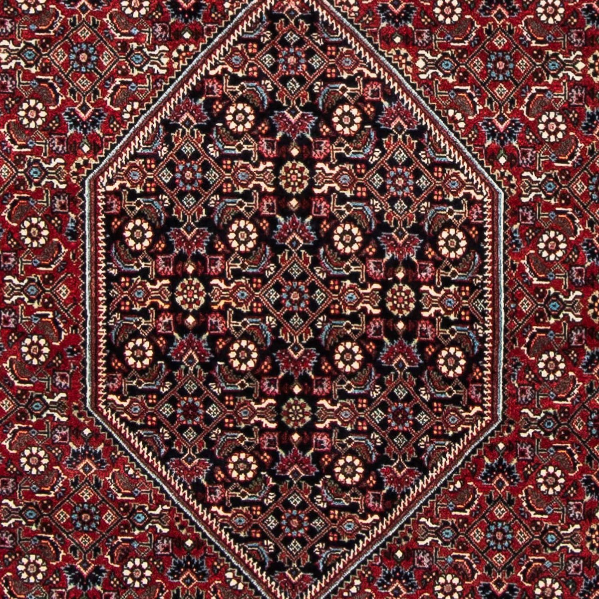 Tapis persan - Bidjar - 177 x 112 cm - rouge foncé