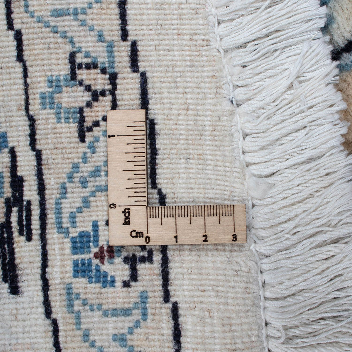 Tapis persan - Nain ronde  - 248 x 248 cm - rouge foncé